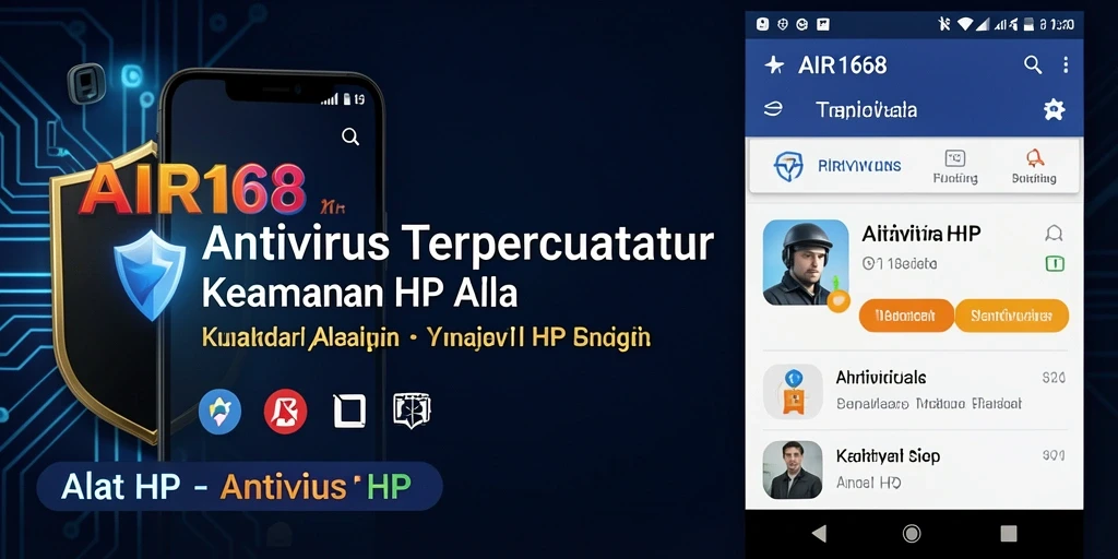 Tampilan antarmuka AIR168 yang sederhana dan efektif untuk pemindaian antivirus.