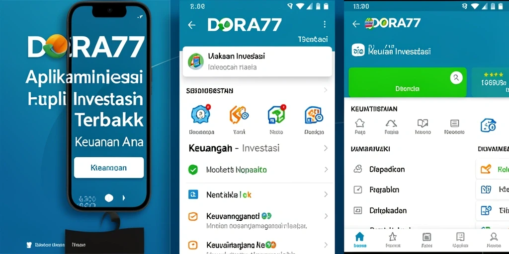 Antarmuka intuitif DORA77 untuk pengelolaan investasi yang efisien.
