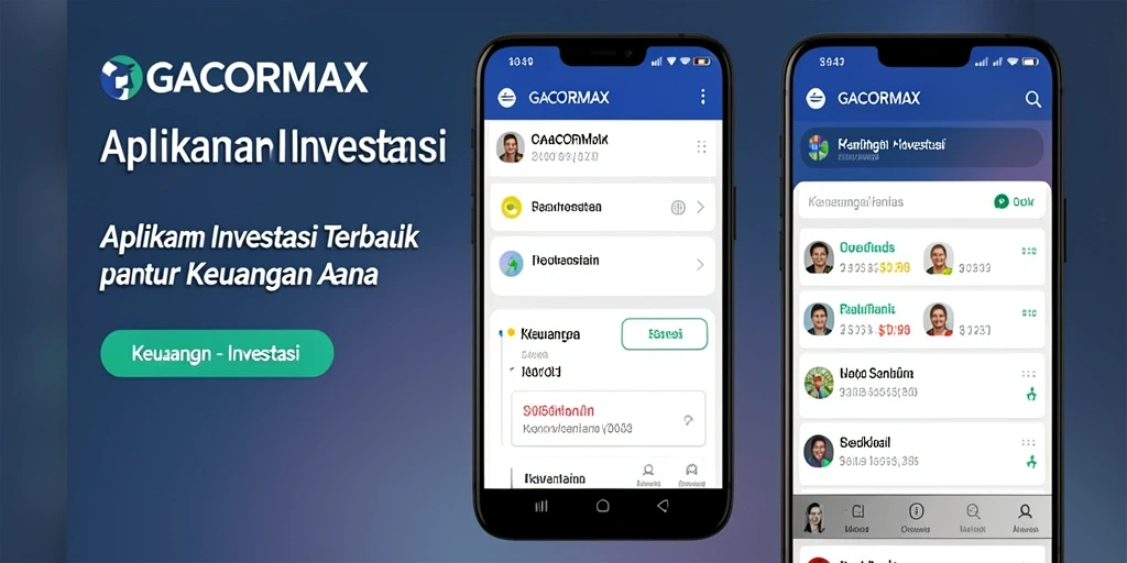 Tampilan antarmuka GACORMAX yang modern dan intuitif.