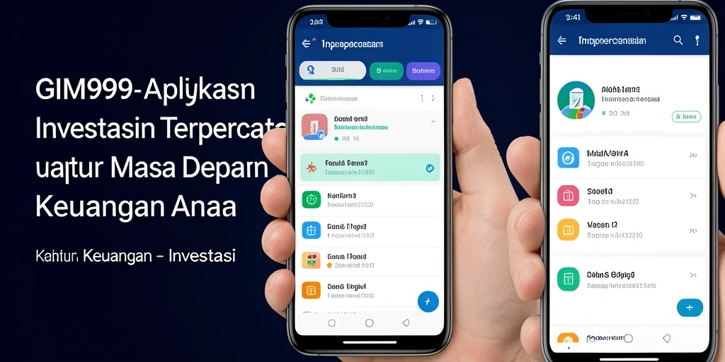 Antarmuka pengguna GIM999 yang intuitif dan mudah digunakan.