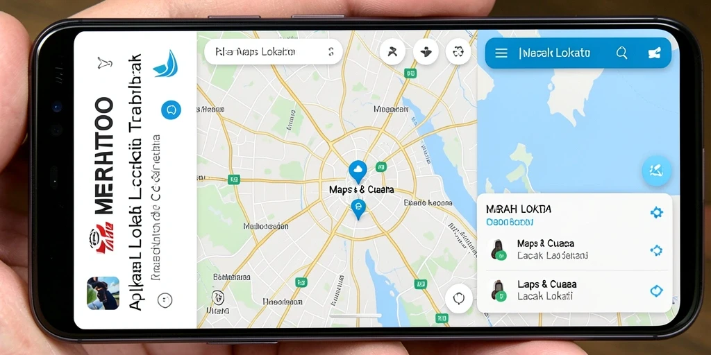 Antarmuka aplikasi Lacak Lokasi MERAHTOTO yang intuitif dan informatif.