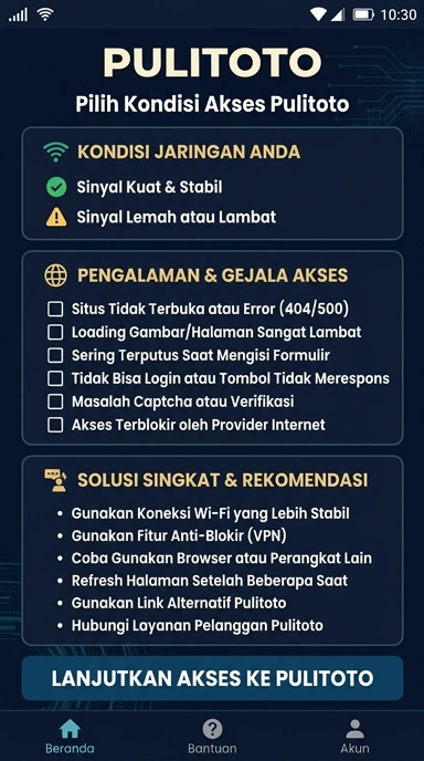 Link alternatif pulitoto untuk pengguna Android