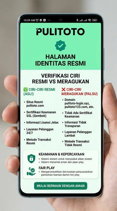 Kanal Resmi Pulitoto untuk Pengguna Android